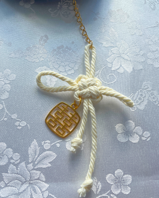 Chouchou coréen fait main nœud Dongshim pendentif Bok