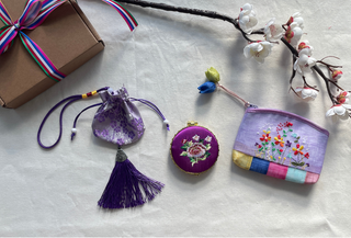 Ensemble 3 Pièces Brodé Inspiration Coréenne