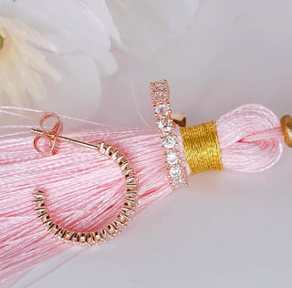 Boucles d'oreilles ' Givre Étoilé '