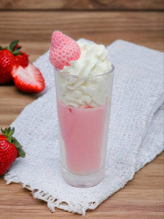 Bougie coréenne - Lait Fraise et Chantilly - La Bouclette