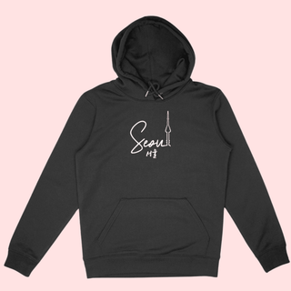 SEOUL - HOODIE (BLACK) - La Bouclette