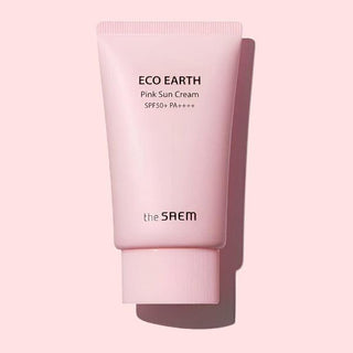 [The Saem] Eco Earth Power Pink Sun Cream SPF50+ PA++++ - La Bouclette