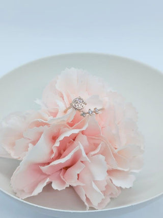 Bague rose en argent 925 - La Bouclette