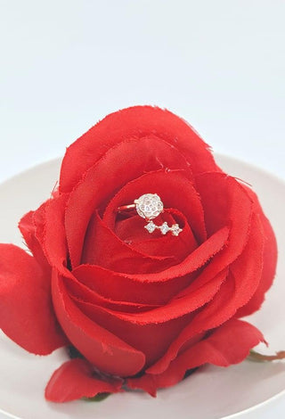 Bague rose en argent 925 - La Bouclette