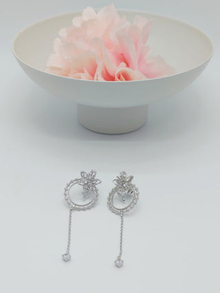 Boucles d'oreilles Fleur d'hiver - La Bouclette