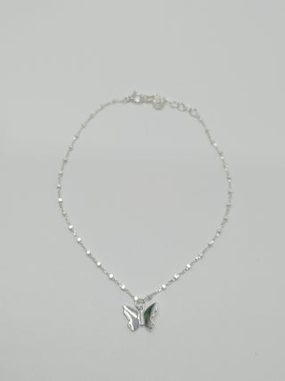 Bracelet de cheville en argent 925  Papillon - La Bouclette