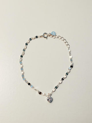 Bracelet en argent 925 coeur - La Bouclette